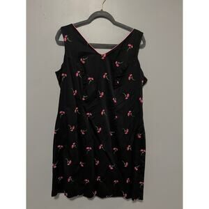 Vintage Embroidered Plus Size Dress